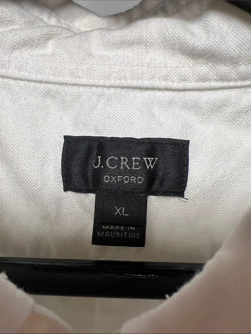 J Crew popover short sleeve oxford white XL